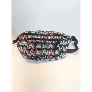Disney Mickey & Co. Mickey Mouse Faces Multicolor Belt Bag Fanny Pack NWOT